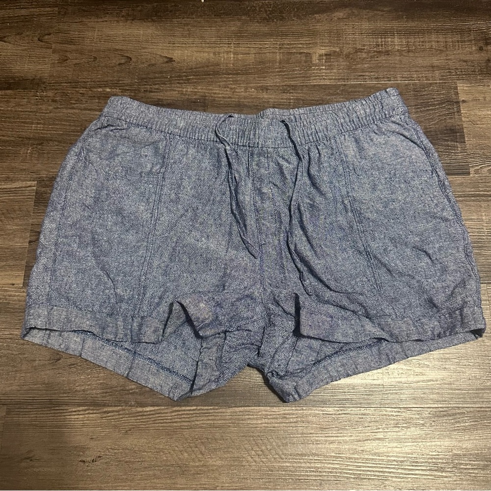 Old Navy High-Rise Blue Shorts